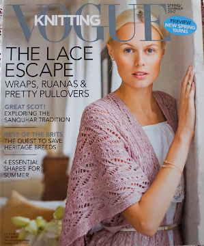 Vogue Knitting Magazine Spring Summer 2017 Rorschach Cowl ++